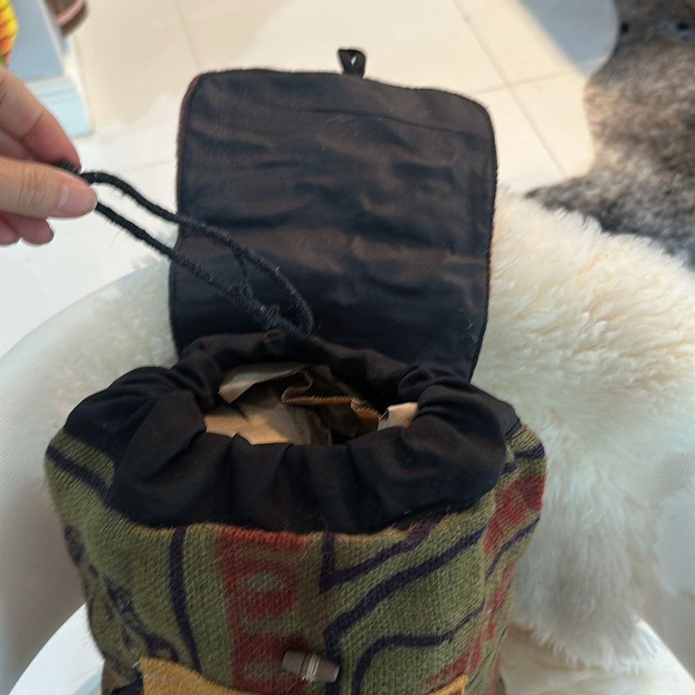 Dydaktik Recycled Jute Patchwork Backpack - image 7